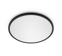 Philips LED Superslim SceneSwitch Dimmable Ceiling Light 2700K 18W [Warm White - Black] for Indoor Home Lighting in Livingroom and Bedroom