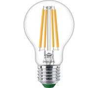 Philips Master Ultra Efficient LED 4W E27 Clear GLS Bulb White [EEK: A]