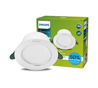 Philips LED Ultra Efficient Round Diamond Cut Spot White Light 3000k 125mm [Ultra-Efficient - White] for Indoor Home Lighting, Living Room, Study, Office