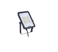 Philips Ledinaire All-in LED Floodlight 50W 5500-6000lm - 3000K/4000K/6500K Selectable CCT, IP65 Outdoor Security Light, 110° Beam, IK07, Adjustable Bracket, Grey