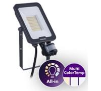 Philips Ledinaire LED Floodlight with Sensor IP65 20W All In Multi Color Temp [EEK: A]
