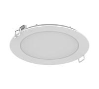 PHILIPS Ledinaire - Slim Round LED Downlight Recessed All-in-One Multi-Temperature Colour 3000/4000/6500 K, 12W, Ø17cm, 1200Lm, Wide Beam, IP44, IK03, Slim Low Height, White