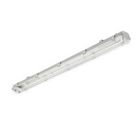 Philips Ledinaire Waterproof Tube Housing WT050C 2xTLED L1500 - 1500mm IP65 IK08 LED Batten Fitting, Double T8 LED Tube Compatible, Polycarbonate Grey, Moisture Resistant