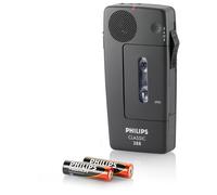 Philips LFH0388 Analogue Dictation Recorder, voice activation, internal battery recharge, slide switch operation, sensitivity switch, charcoal