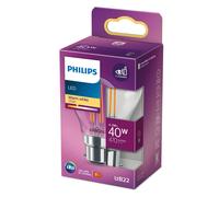 Philips Filament Candle Clear 40W P45 B22