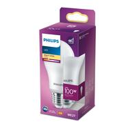 Philips Light Bulb LED Globe Frosted Screw E27 Warm White 100W Non-Dimmable