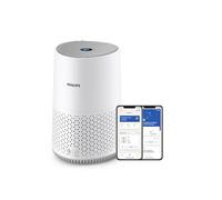 Philips Air Purifier 600 Series, Energy Efficient with Smart Sensor, For allergy sufferers, HEPA filter removes 99.97% of pollutants, Covers up to 44m2, App control, White (AC0651/10)