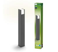 Philips Lighting Arbour UltraEfficient Outdoor Post Light, 3.8W, 2700K, Antracite, IP44 weatherprooof