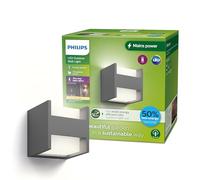 Philips LED outdoor wall light Arbour UE, 2-bulb 2,700 K