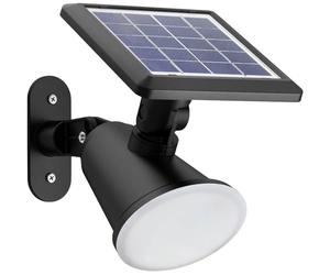 Philips Lighting Jivix Outdoor Solar spot Light, 1.4W, 2700K, Black, IP44 Weatherproof