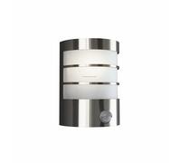 Philips Lighting Outdoor Wall Light - Stainless Steel & Charcoal, Motion Sensor, Even Light Distribution, Bulbs Not Included