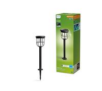 Philips Radii UltraEfficient Solar Powered Motion Sensor LED Outdoor Light, Black