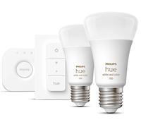 Philips E27 Led Cool White & Warm White A60 Non-Dimmable Smart Lighting Starter Kit