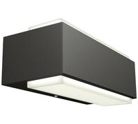 Philips Lighting Stratosphere UltraEfficient Outdoor Wall Light, 3.8W 2700K Warm White Light, Antracite, IP44 Weatherproof