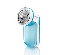 Philips Fabric Shaver, Removes Fabric Pills, Suitable for All Garments, Large Blade Surface, Cleaning Brush, Includes Batteries, Blue (GC026/00)
