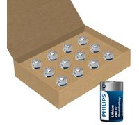 Philips Lithium 3 Volt CR2 Batteries - Great for Cameras, Flashlights and Alarm Systems, Pack of 12