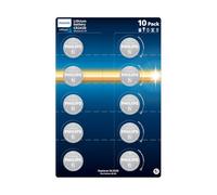 Philips Lithium 3 Volt CR2430 Batteries - Suitable for Clocks, Thermometers and Key Fobs, Pack of 10