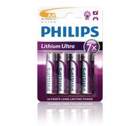 Philips Lithium Ultra Battery FR6LB4A - non-rechargeable batteries (Lithium, Cylindrical, AA)