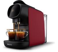 Philips LM9012/50 L'Or Barista Sublime Pod Coffee Machine, Double Shot, Compatible with Nespresso Original Capsules - Rubis Red