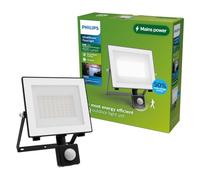 PHILIPS Lois Outdoor Floodlight with Sensor, with Motion Sensor, 24 W, 5000 K Daylight, Anthracite