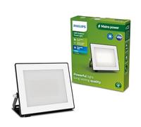 Philips Lois Outdoor Floodlight, White, 30 W | White Hue 3000 K, Black, Without Motion Sensor, for Gardens, Weather Resistant