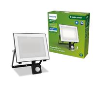 PHILIPS Lois Outdoor Floodlight with Sensor, 50 W, 3000 K, Black