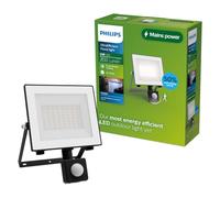 PHILIPS Lois Outdoor Floodlight with Sensor, with Motion Sensor, 14 W, 5000 K Daylight, Anthracite