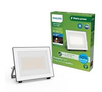 PHILIPS Lois UltraEfficient Outdoor Floodlight, Without Motion Sensor, 24 W, 3000 K White Light, Anthracite