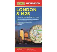 Philip's London and M25 Navigator Road Map