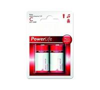 Philips LR14P2B/10 Alkaline C Batteries, Pack of 2, 1.5V. Ideal for ensuring optimal performance in devices requiring C battery.