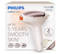 Philips Lumea 9000 IPL Hair Removal Device - Long-Lasting Salon-Like Laser Hair Removal Alternative, Easy Home Use, Medical Grade Safety, 3 Attachments for Body, Face & Sensitive Areas, BRI878/02