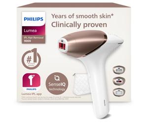 Philips Lumea 9000 Series IPL Hair Removal Device - Laser Hair Removal Alternative, SenseIQ Technology, 3 Attachments for Body, Face and Precision Areas, Corded & Cordless Use, Model BRI955/00