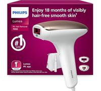 Philips Lumea 7000 Series, IPL Hair Removal Device, Laser Hair Removal Alternative, with Satin Compact Pen Trimmer, 2 Attachments for Body and Face, Model BRI921/00