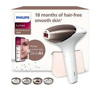 Philips Lumea 9900 Series, IPL Hair Removal Device with SkinAI Technology, 4 Attachments, Corded & Cordless Use, BRI951/01