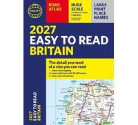 Philip's Maps Philip's 2027 Easy to Read Road Atlas of Britain (A4 Paperback) Philip's Maps Multicolor