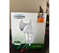 Philips Massive Lima Outdoor Down Lantern in White (Bulb excluded)