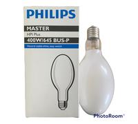 Philips MASTER HPI Plus 400 Watt BUS-P E40 SLV 4500k Protected Metal Halide