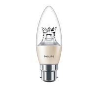 PHILIPS Master LED 2.8 W (25W) B38 Candle, B22 Bayonet Cap, Dim Tone, Warm White, CL