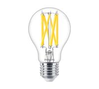 Philips Master LED E27 Pear Filament Clear 10.5W 1521lm - 922-927 Dim to Warm | Best Colour Rendering - Dimmable - Equivalent 100 W