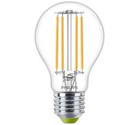 Philips Master LED GLS 2.3W 40W Equivalent A60 E27 Clear Warm White 3000K Ultra Efficient Energy Saving LED Light Bulb for Home Indoor Lighting Glass Lamp EU