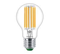 Philips MASTER LEDbulb Ultra Efficient E27 Pear Clear 5.2W 1095lm - 827 Extra Warm White | Replacement 75W