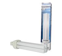 2x Philips 26w 2pin G24d-3 Double Turn Compact Fluorescent Colour 830 Warm White [EEK: B]