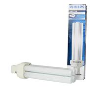 PHILIPS 18watt 4pin G24q-2 PLC Double Turn Colour 840 Cool White 4000K Compact Fluorescent Lamp