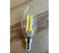 Philips Master Value LED 3.4W (40W Replacement) B35 Candle, Dimmable,E14 SES Small Edison Screw, 2700k Warm White, 470 Lumen, 15000 Hours, Clear Lamp (1)