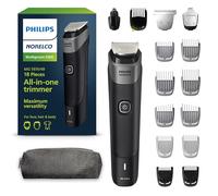 Philips MG5970/49 Norelco Multigroom 5000 Series, All-in-One Trimmer, Beard Trimmer and Clipper, 18-Piece Men's Care Set for Beard, Face, Nose, Ear, Body, with Titanium Blades,