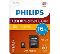 Philips Micro SDXC Card 16 GB Class 10 UHS-I U1 with Adaptor