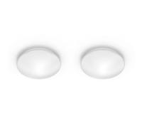 Philips Moire LED CL200 Ceiling Light Round 10W Warm White Light (Pack of 2)