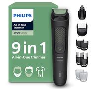 Philips Multigroom 3000 Series All-in-One 9-Piece Trimmer - Shaver and Clipper for Face, Head & Body, Self-Sharpening Skin-Friendly Blades, 12 Length Settings, Model MG3946/15