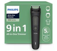Philips Multigroom 3000 Series All-in-One 9-Piece Trimmer - Shaver and Clipper for Face, Head & Body, Self-Sharpening Skin-Friendly Blades, 12 Length Settings, Model MG3946/15