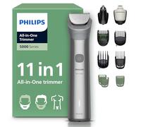 Philips Multigroom 5000 Series All-in-One 11-Piece Trimmer - Shaver and Clipper for Face, Head & Body, Self-Sharpening Full Metal Blades, 17 Length Settings (0.5-16 mm), Model MG5951/15
